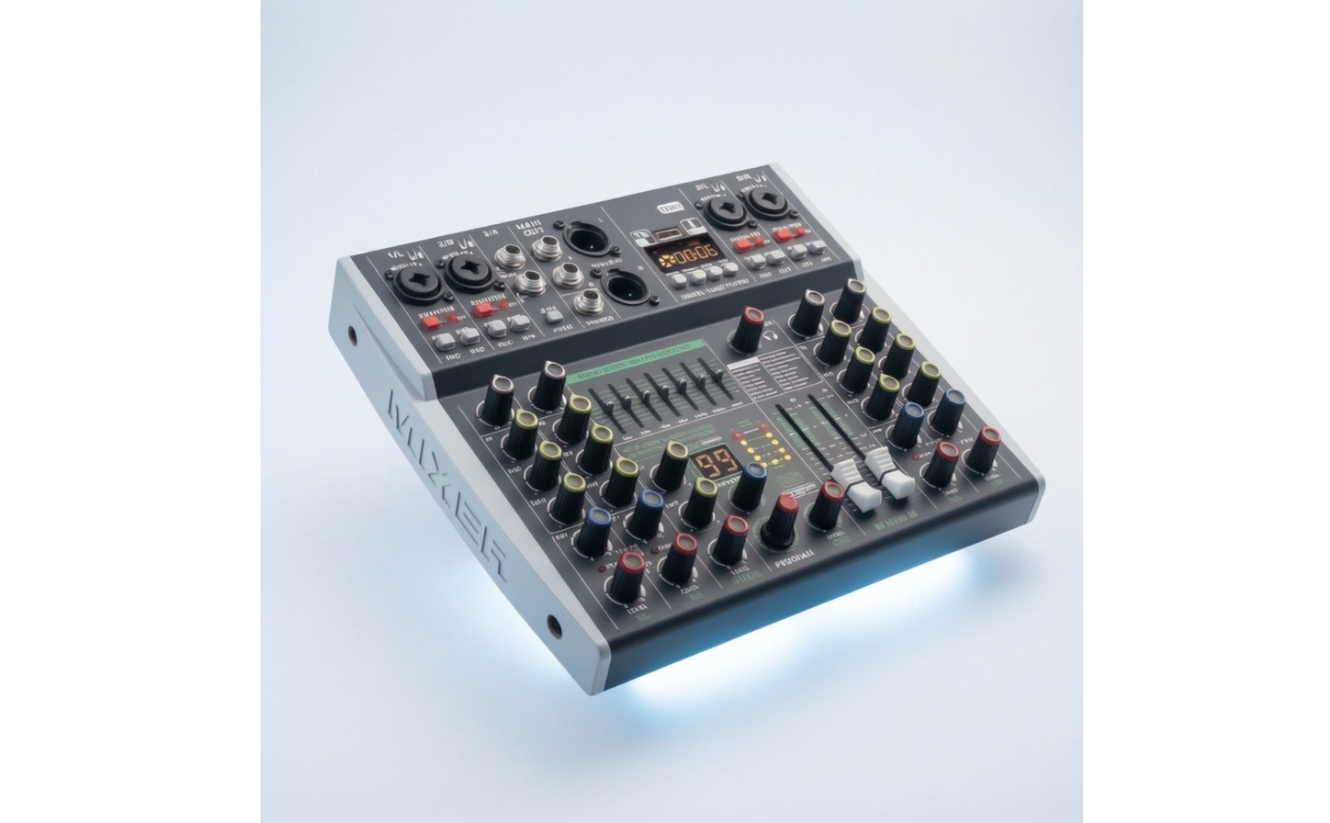 Mixer da Tavolo Digitale Mixer Audio con DSP Professionale per Musicisti, Fonici