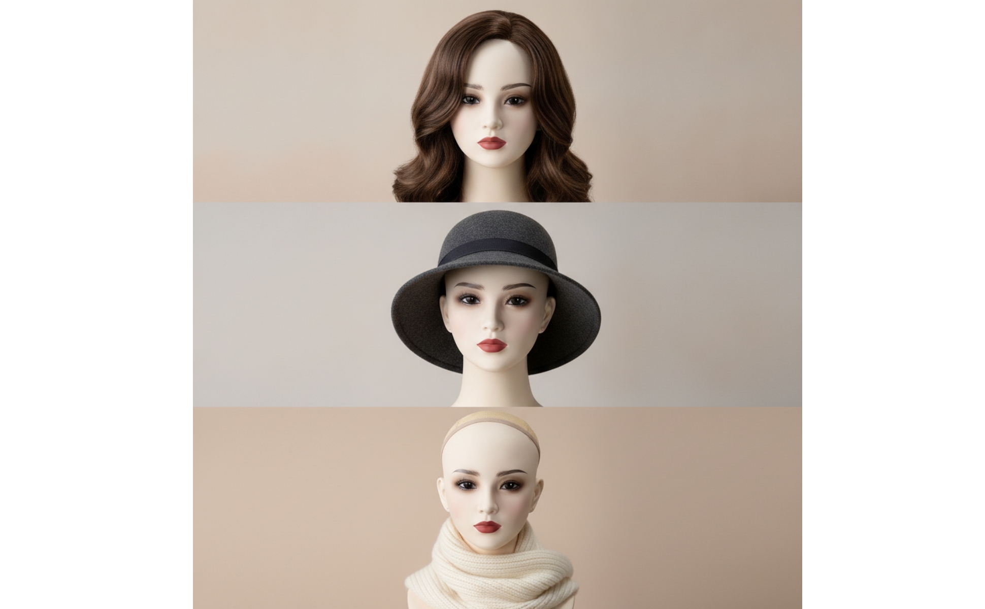 Mannequin Head with Shoulders Realistic Hairpiece Head Female for Salons