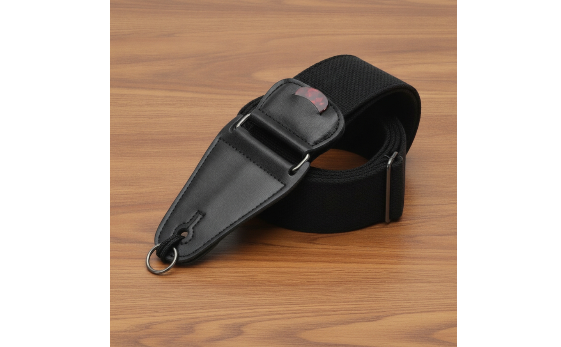 Guitar Strap with Pick Holder Woven Adjustable Guitar Strap Long-Lasting