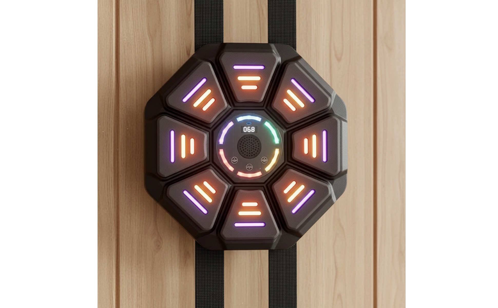 Wall-Mounted Boxing Instructor Interactive Wall Mounted Boxing Target Bluetooth