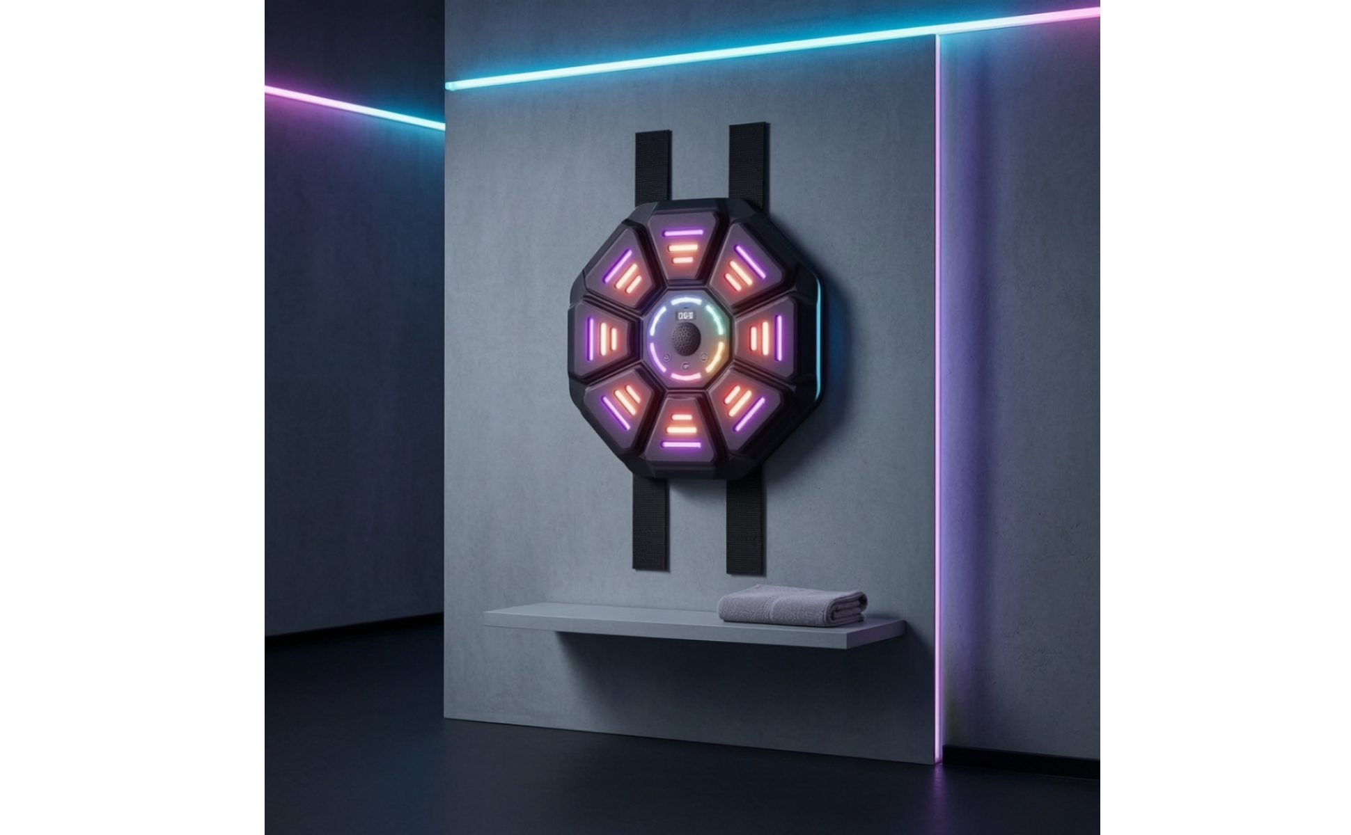Wall-Mounted Boxing Instructor Interactive Wall Mounted Boxing Target Bluetooth