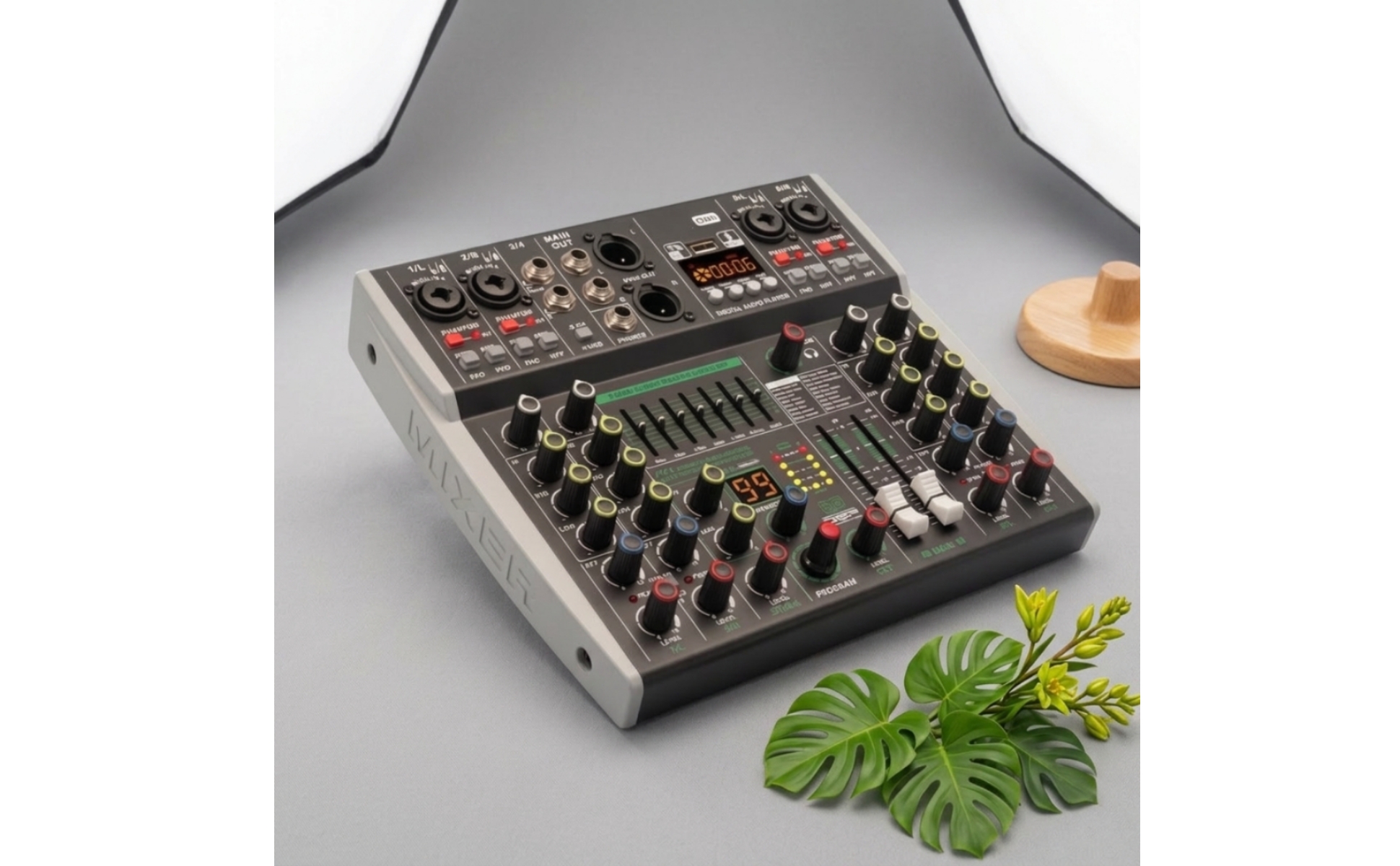 Mixer da Tavolo Digitale Mixer Audio con DSP Professionale per Musicisti, Fonici