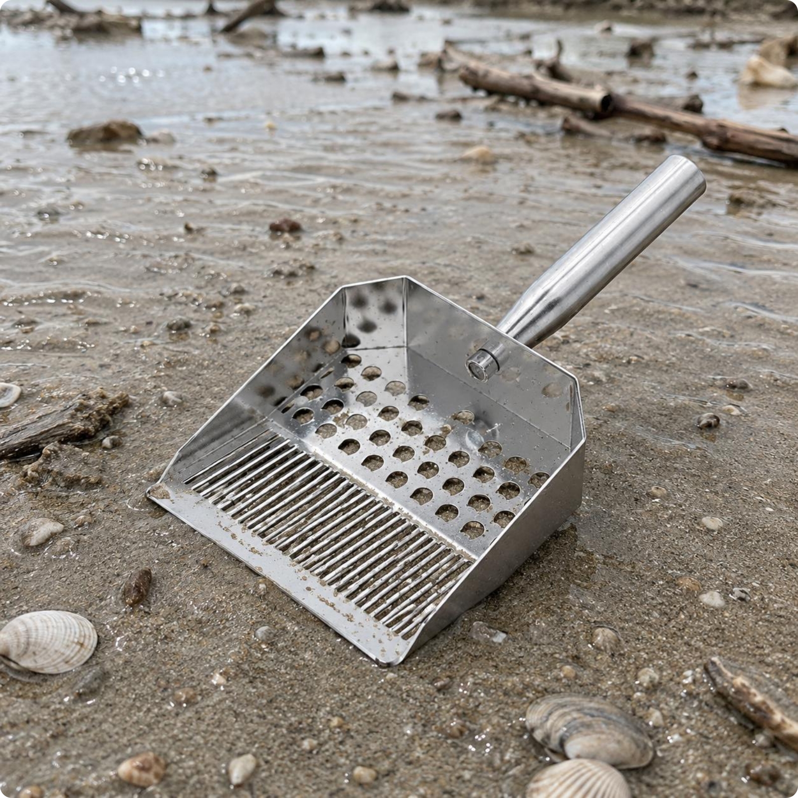 Heavy Duty Sand Sifter Stainless Steel Metal Sifting
