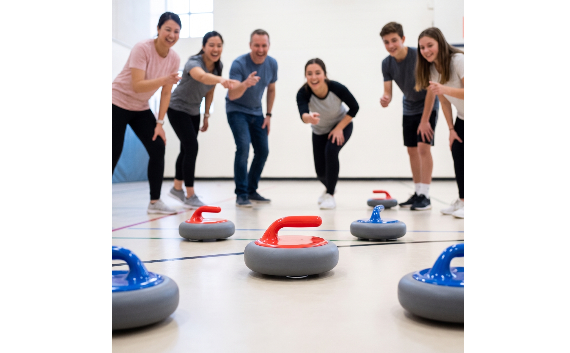 Dry-Land Curling Stone Training Floor Curling Stone Indoor for Schools, Athletes