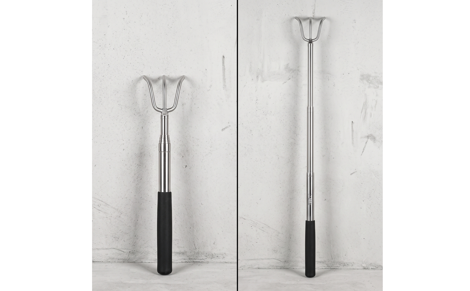 Telescopic Garden Rake Stainless Steel Telescoping Hand Rake Extendable