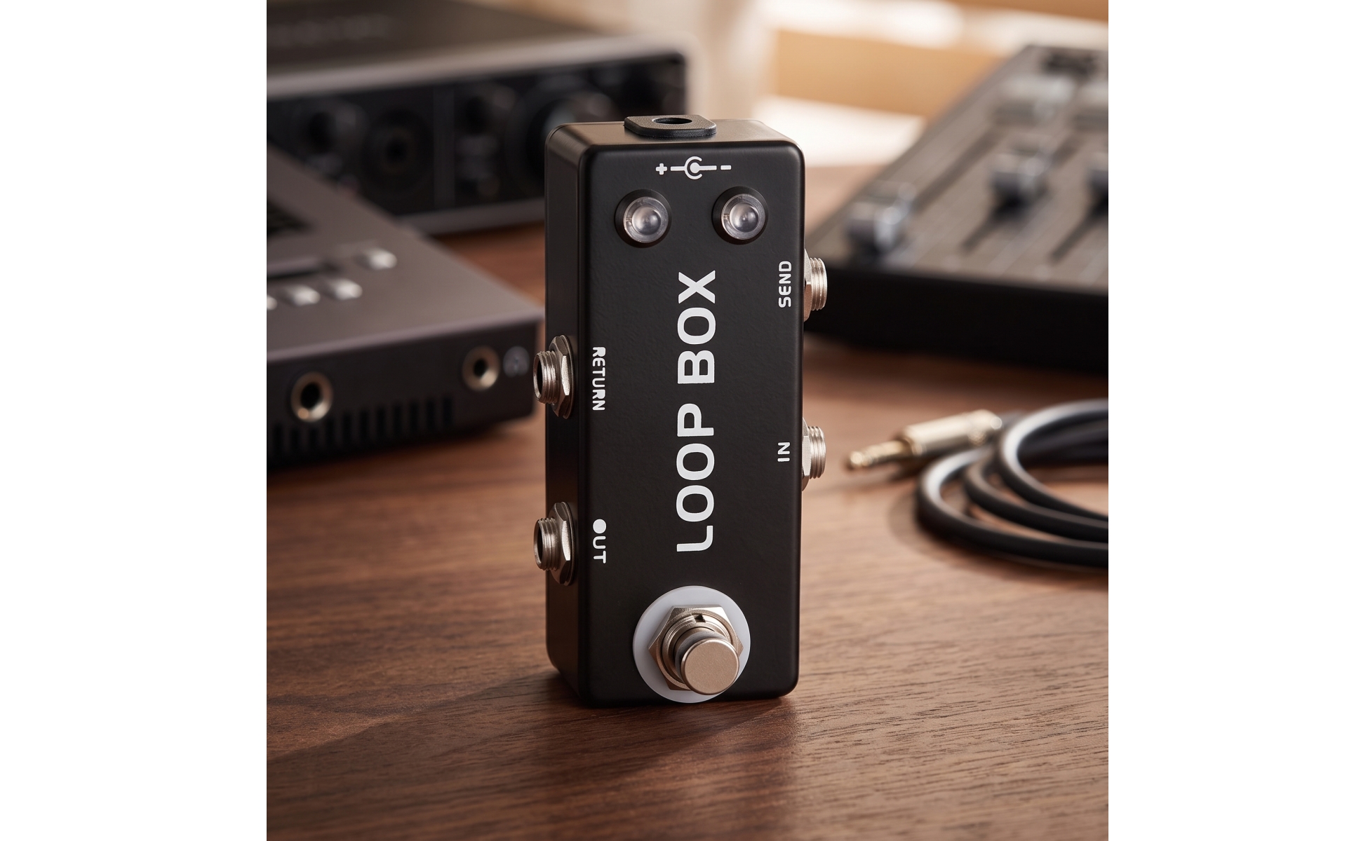 Loop Box Pedal Compact Guitar Loop Box True for Pedalboard, Guitarists