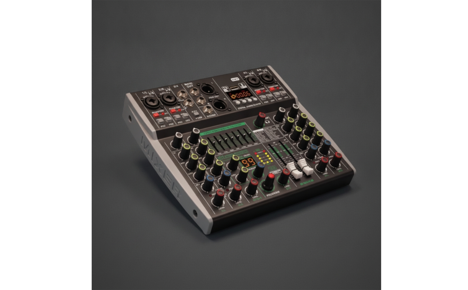 Mixer da Tavolo Digitale Mixer Audio con DSP Professionale per Musicisti, Fonici