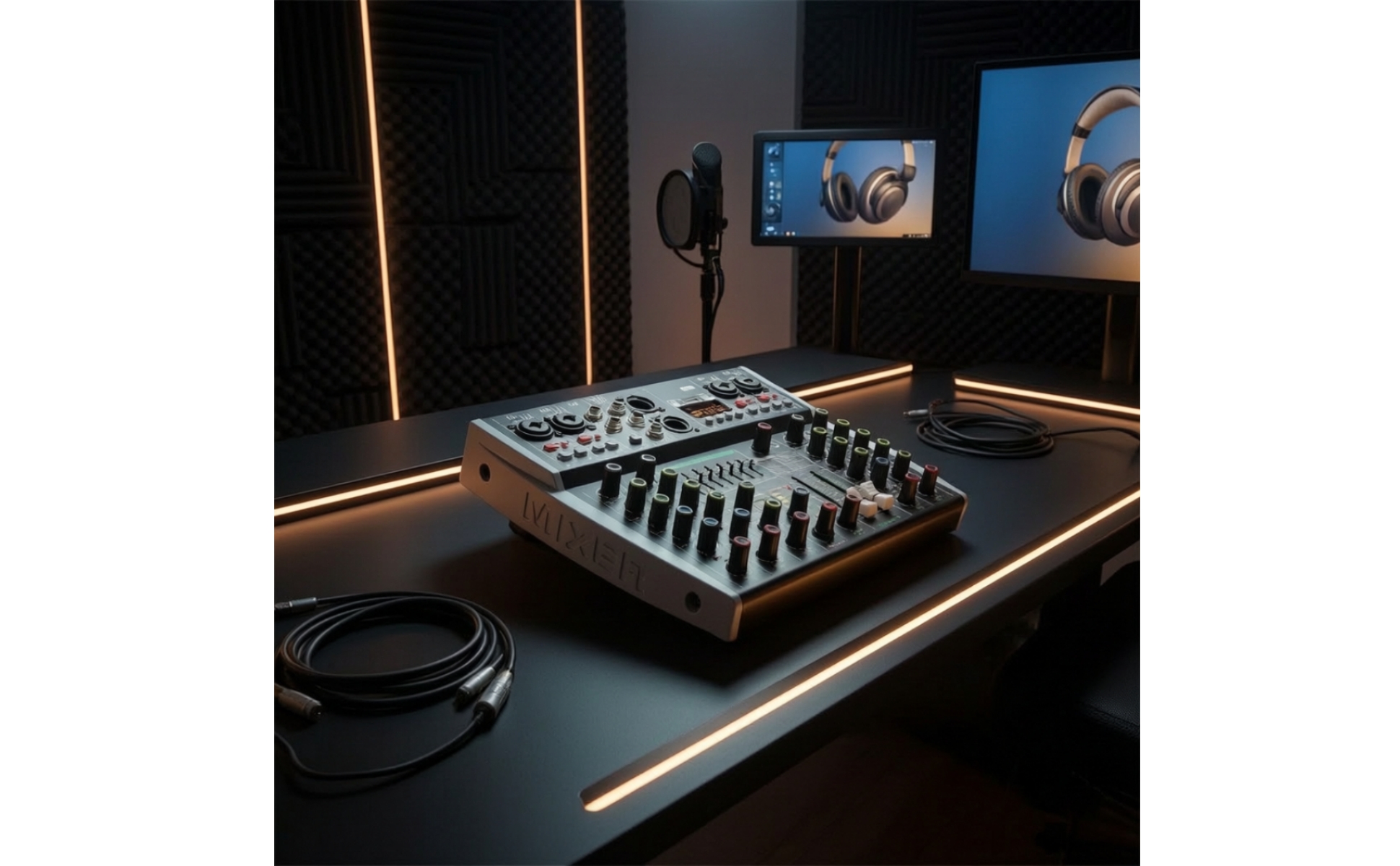 Mixer da Tavolo Digitale Mixer Audio con DSP Professionale per Musicisti, Fonici
