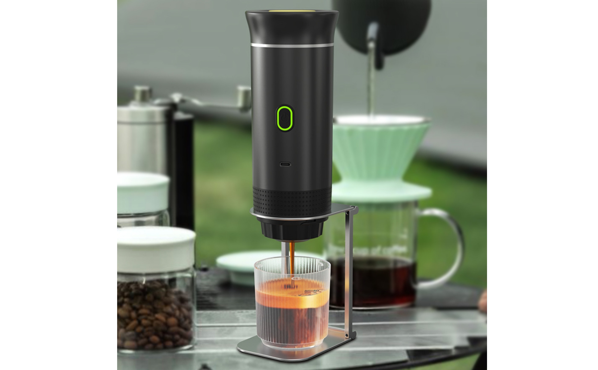Coffee Dripper Stand Foldable Pour over Stand Portable for Camping, Campers