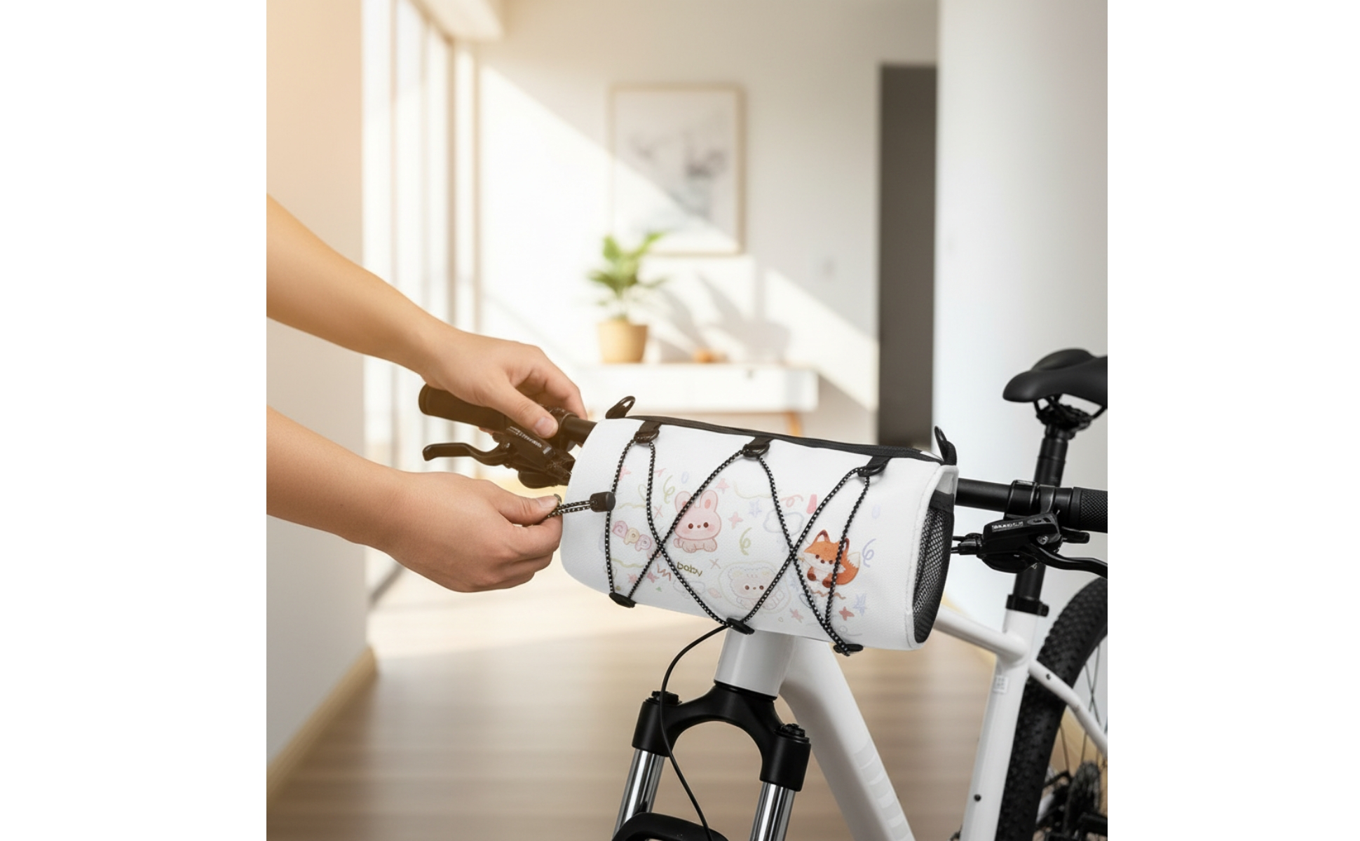 Bike Handlebar Bag Compact for Daily Rides, Short Commutes, Cyclists, Commuters