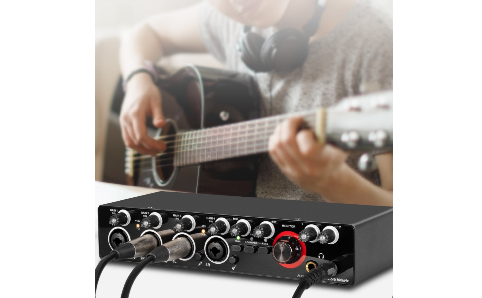 USB Audio Interface Driverdriverless 4-Channel Audio Interface Zero Latency