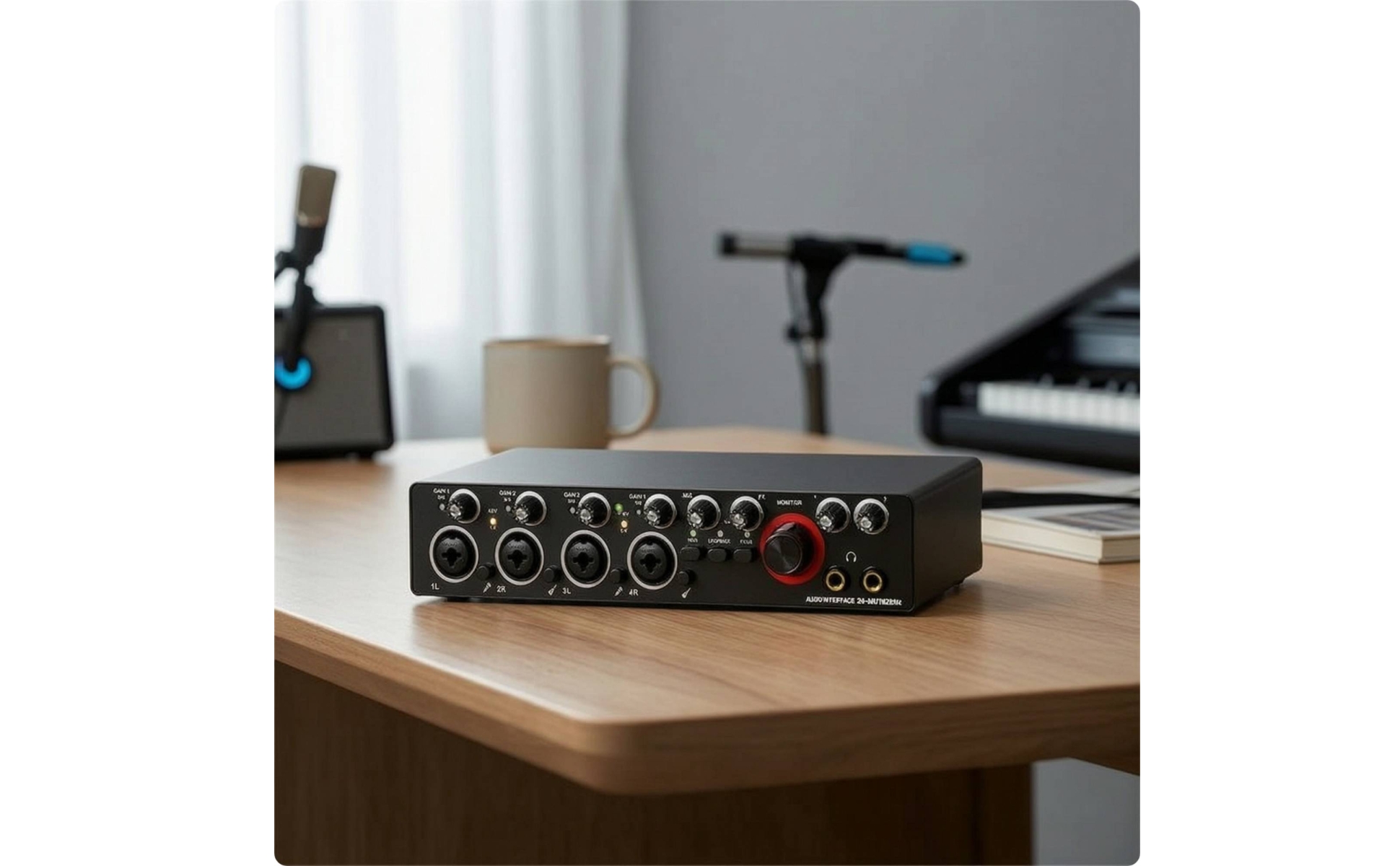 USB Audio Interface Driverdriverless 4-Channel Audio Interface Zero Latency
