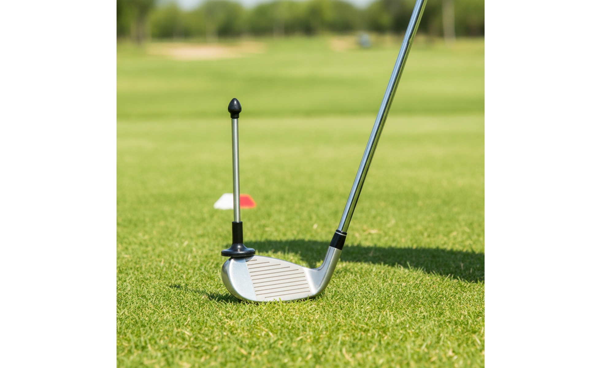 Golf-Schwungrichtungsanzeiger Teleskopierbar Ausrichtungsstab mit Teleskopstange
