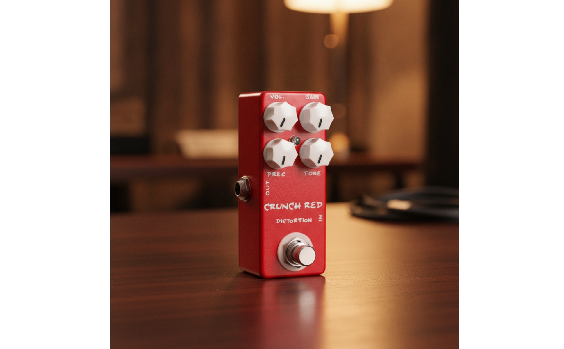 Distortion Pedal Mini Guitar Effects Pedal Compact for Pedalboard, Guitarists