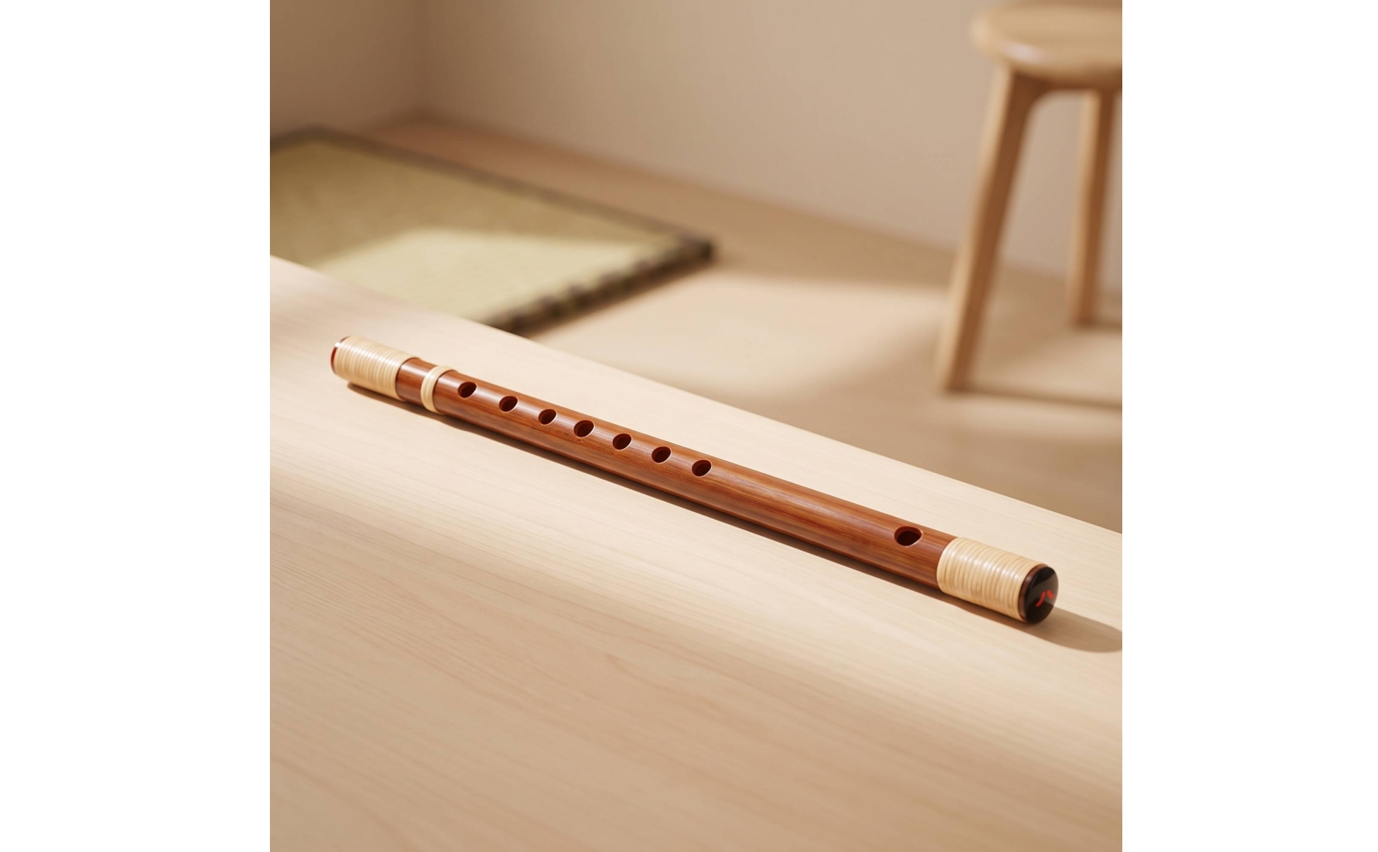 Japanese Shinobue Flute Traditional Shinobue Flute Polished for Music Practice