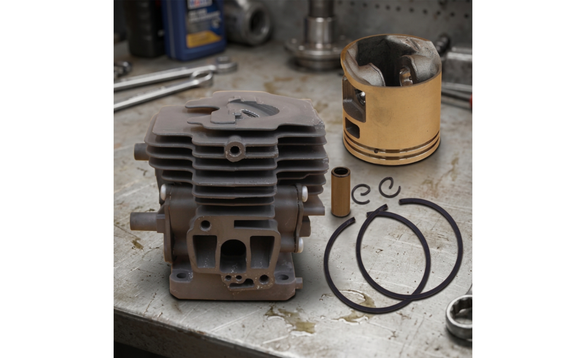 Cylinder Kit with Piston Replacement Cylinder Assembly with Piston Band Metal