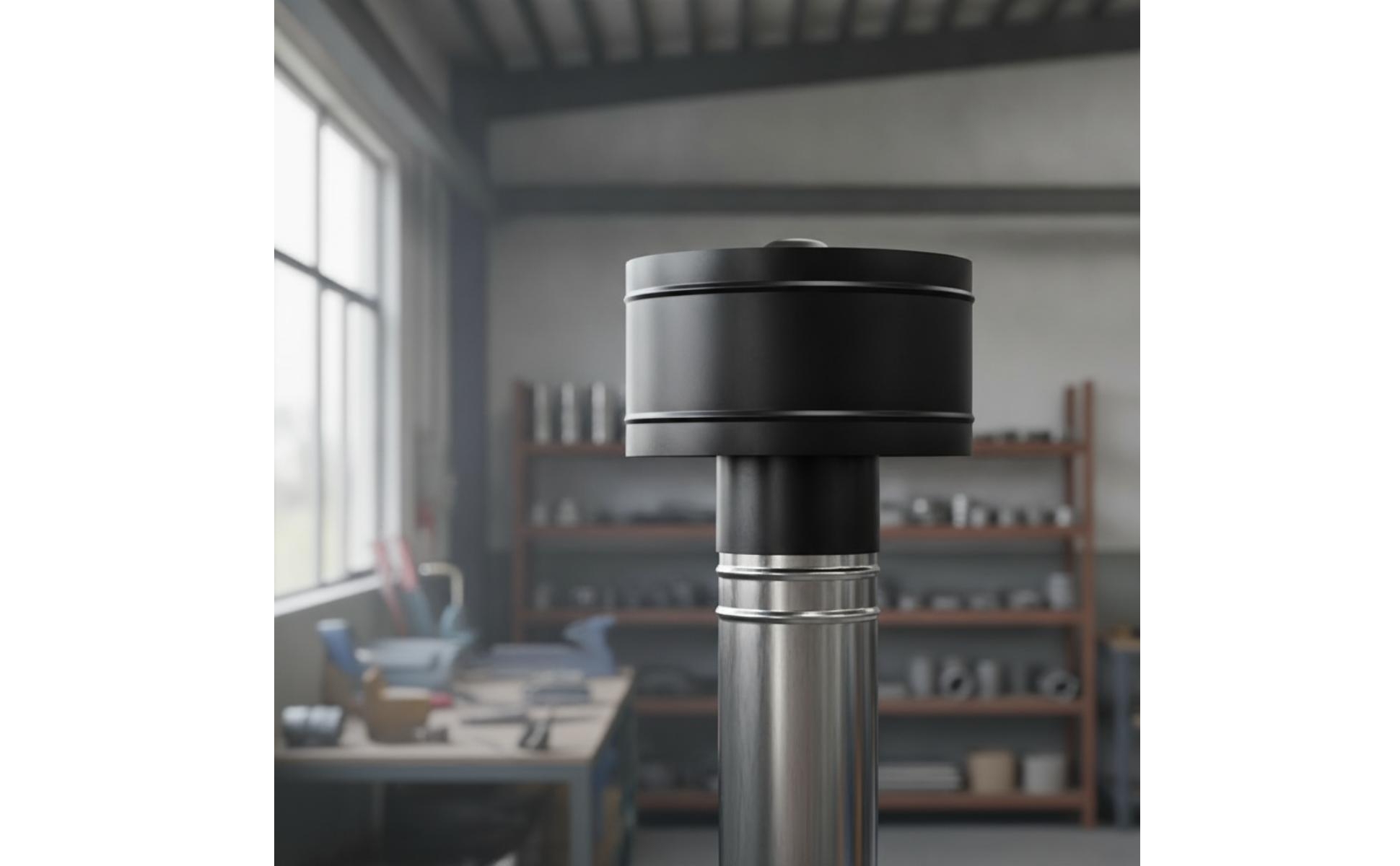 Chimney Rain Cap Weatherproof Heater Flue Cap Heat-Tolerant for Fireplace
