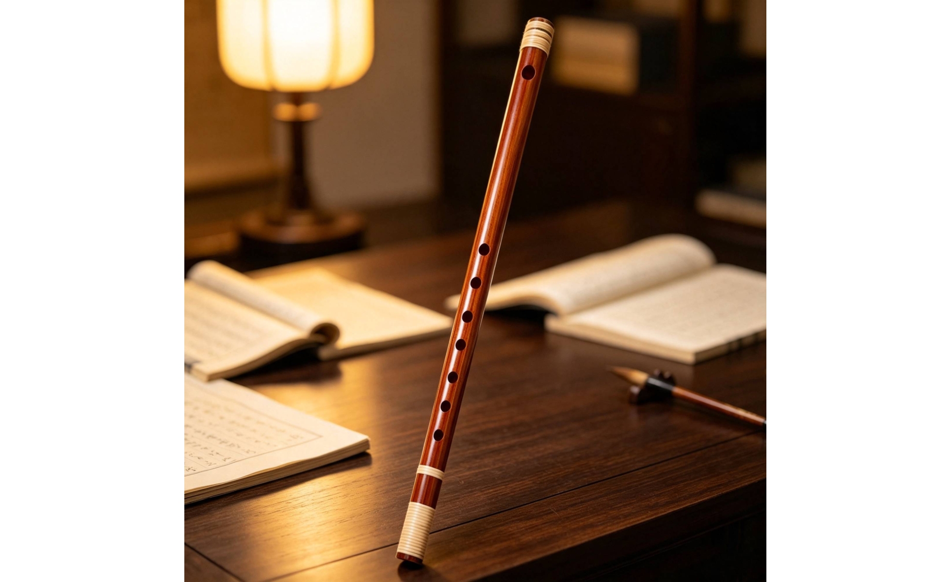 Japanese Shinobue Flute Traditional Shinobue Flute Polished for Music Practice