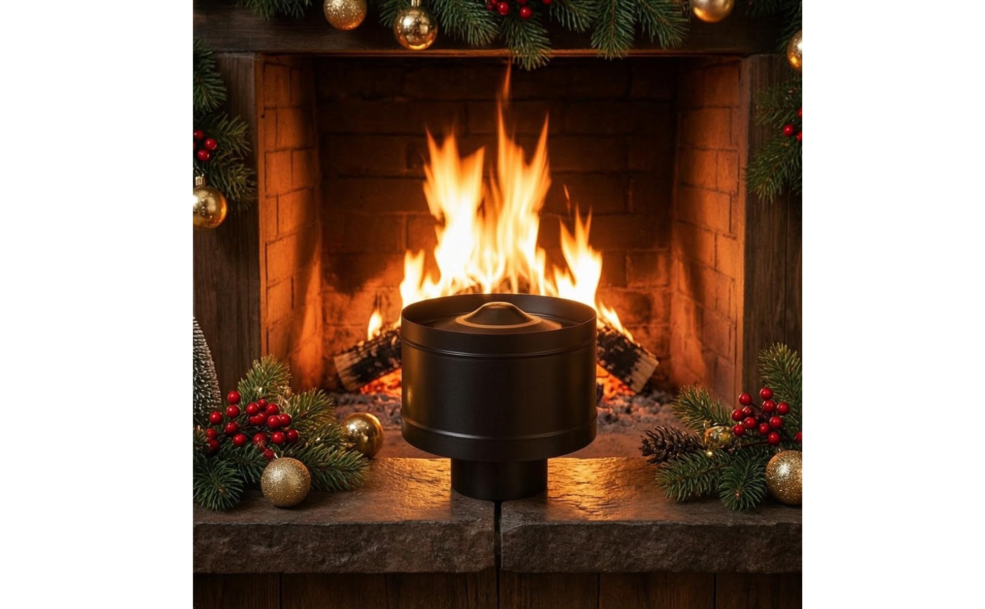 Chimney Rain Cap Weatherproof Heater Flue Cap Heat-Tolerant for Fireplace