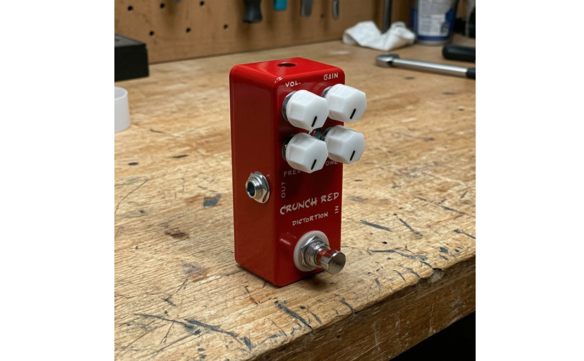 Distortion Pedal Mini Guitar Effects Pedal Compact for Pedalboard, Guitarists