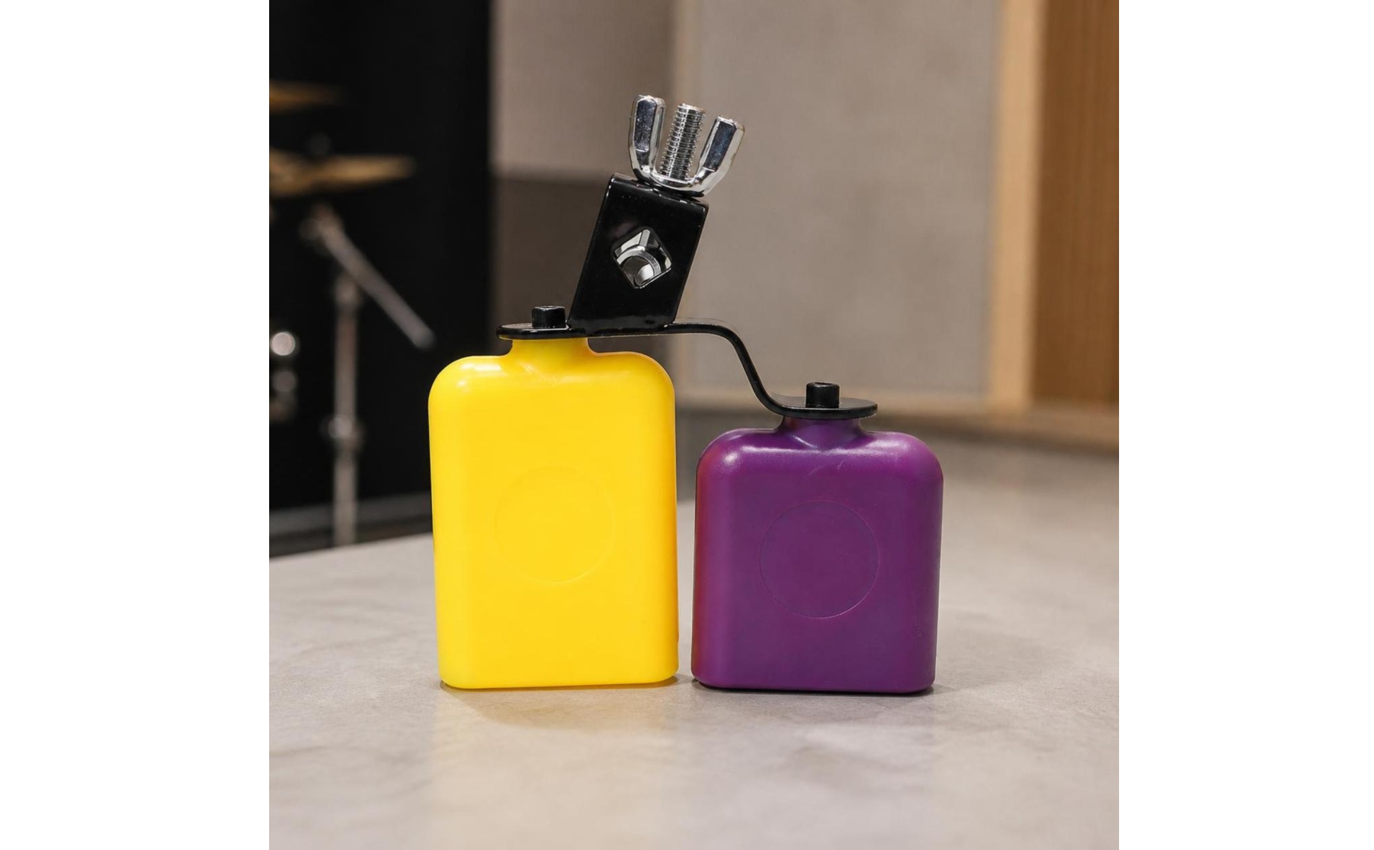 Jam Block with Mounting Clamp Mountable Dual Tone Block Easy to Install