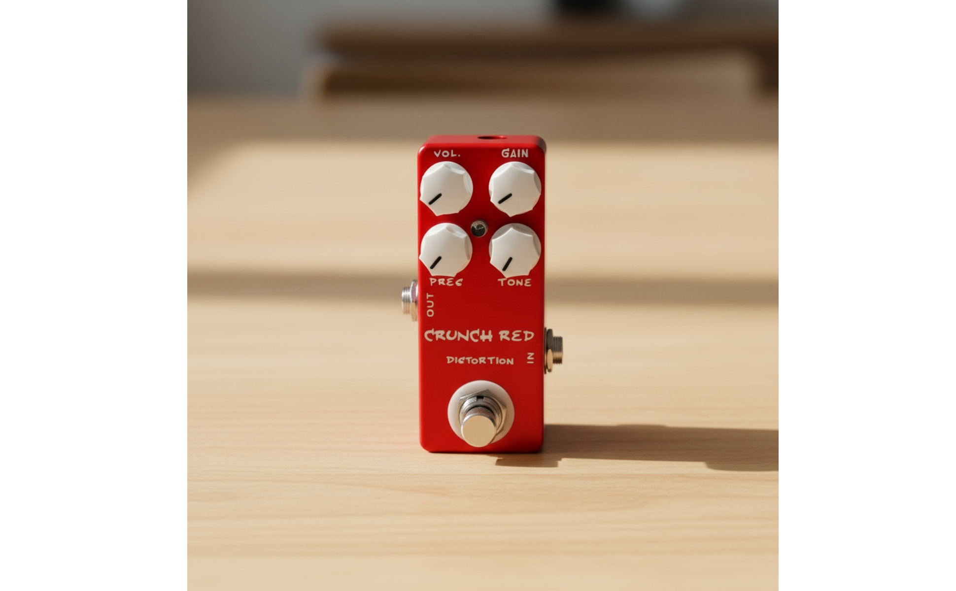 Distortion Pedal Mini Guitar Effects Pedal Compact for Pedalboard, Guitarists