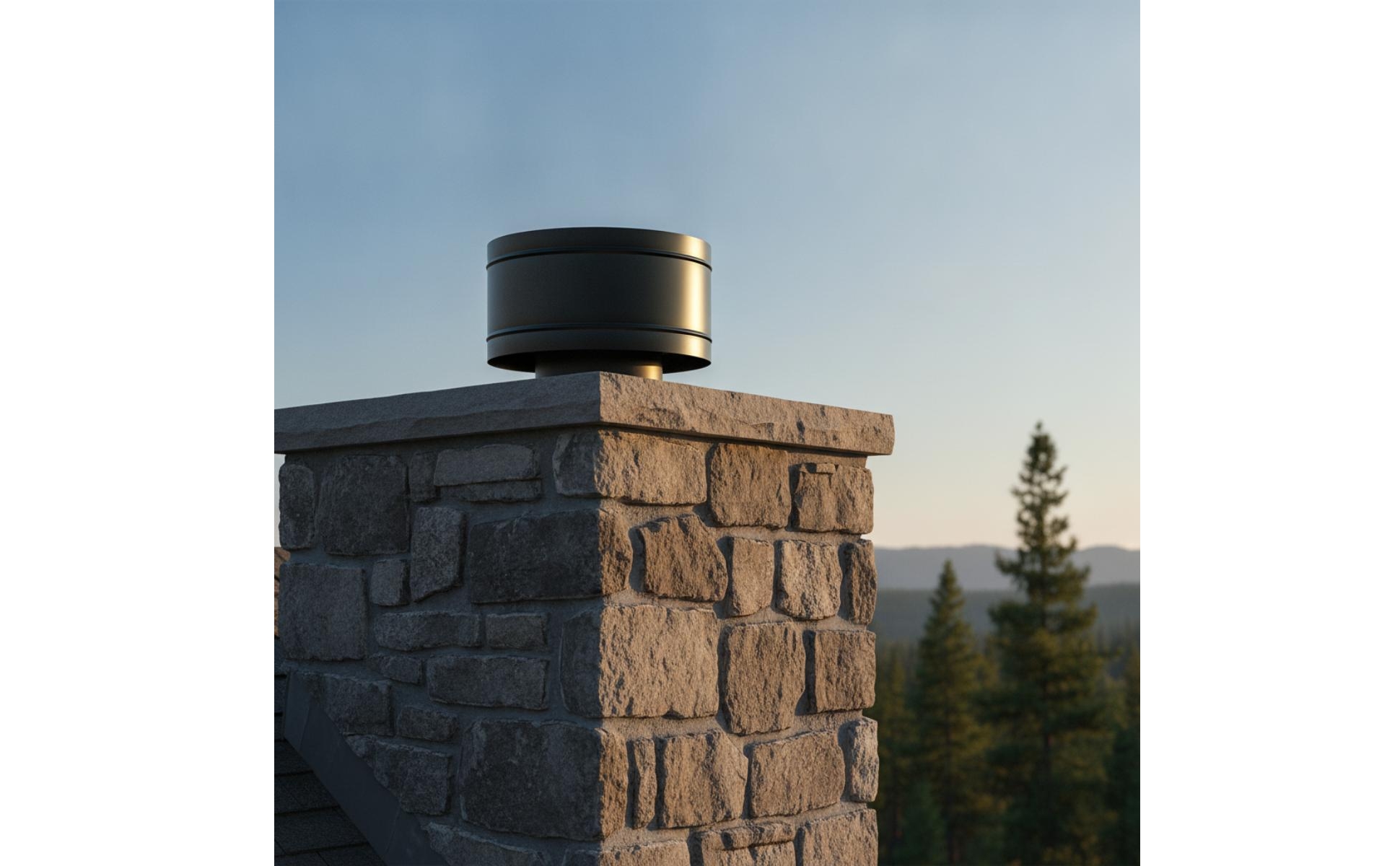 Chimney Rain Cap Weatherproof Heater Flue Cap Heat-Tolerant for Fireplace