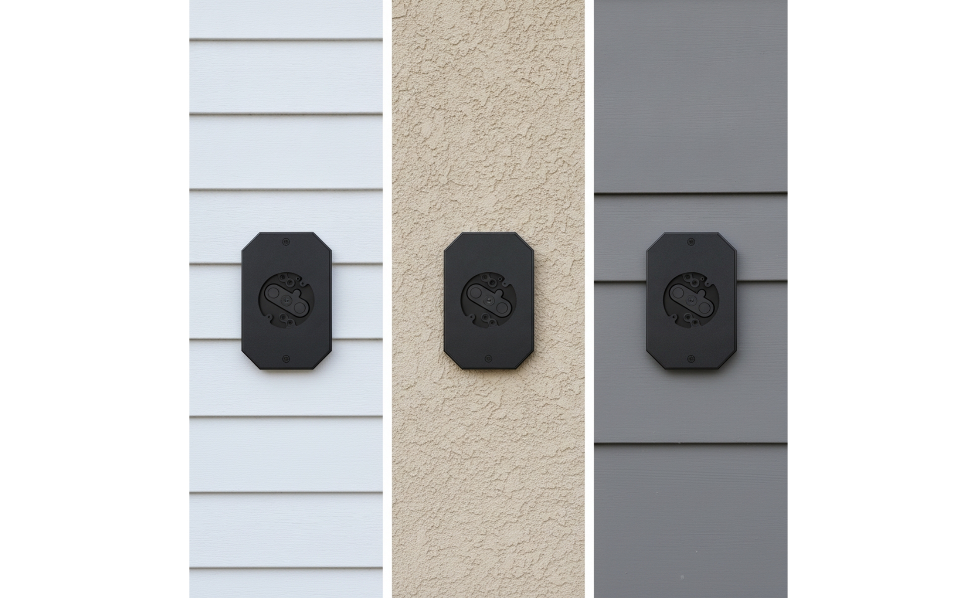 Light Mounting Block with Electrical Box Integrated Outdoor Light Mounting Block