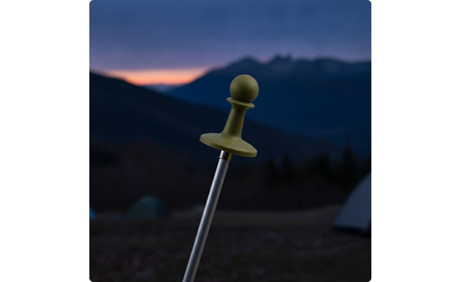 4 Stück Zeltstangen-Kappe in Pilzform rutschfest Zeltstangenkappe für Zeltlager