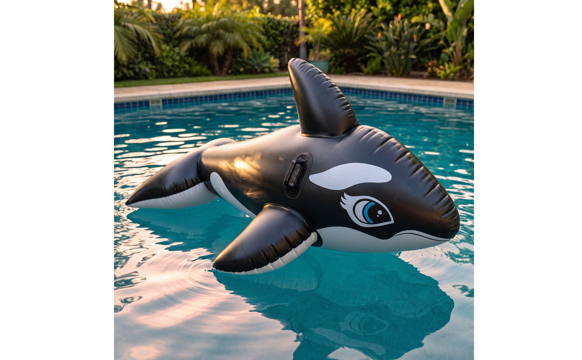 Killer Whale Sit-on Ride-on Inflate Predator Marine Creature Ride-on Giant