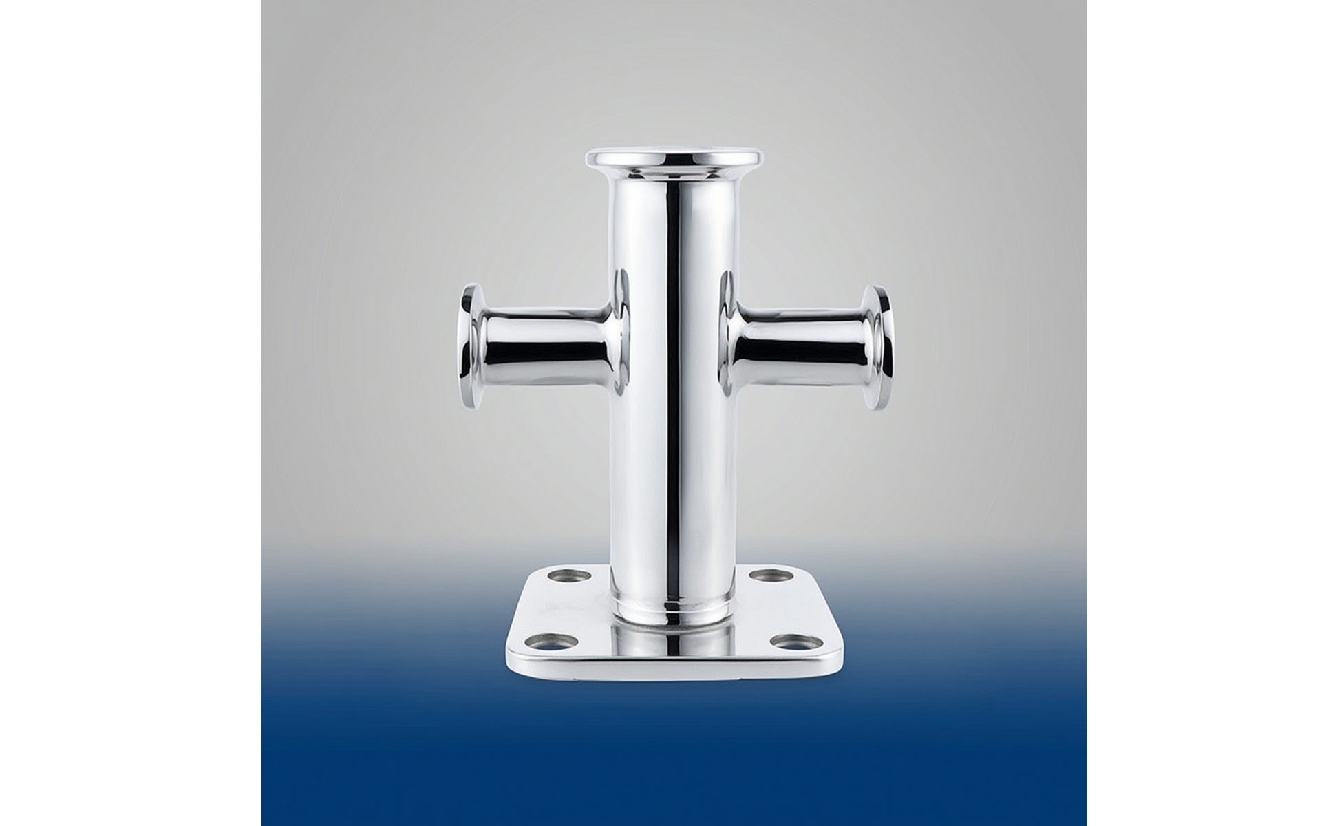 Boat Bollard with Cross Head Stainless Steel Cross Bollard Mirror Polished