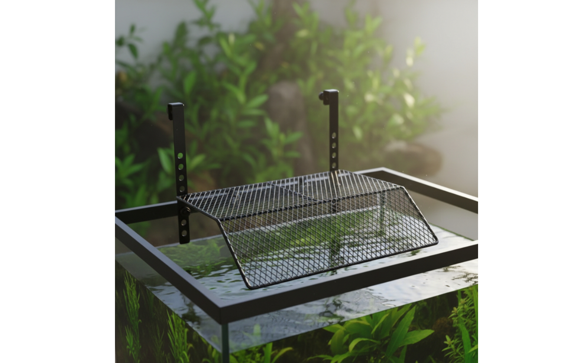 Turtle Basking Platform Hanging Aquarium Platform with Hooks Non-Slip