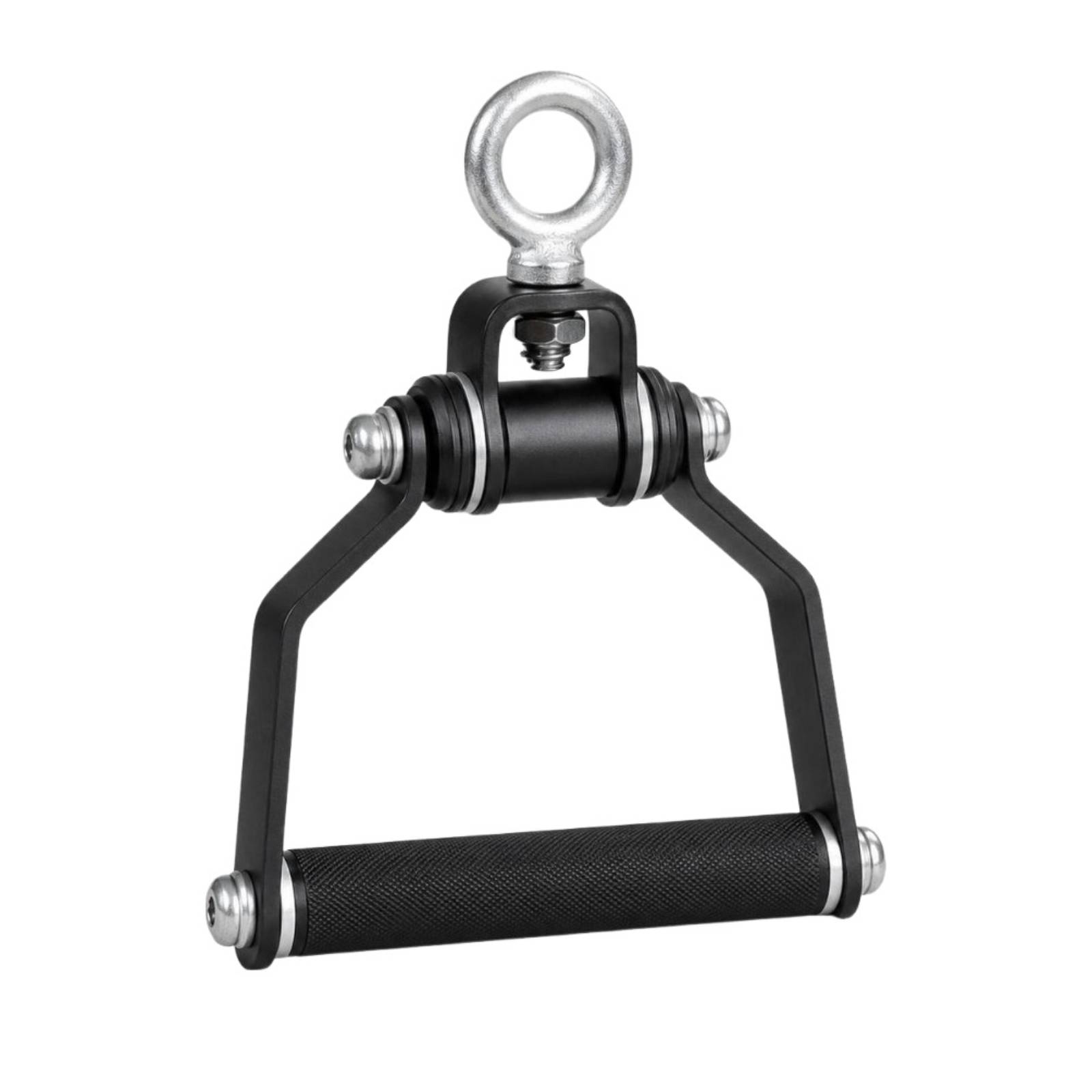 Heavyweight Rowers Cable Attachment with Knurled Grip Heavy Duty Rowing Handle Compact for ...