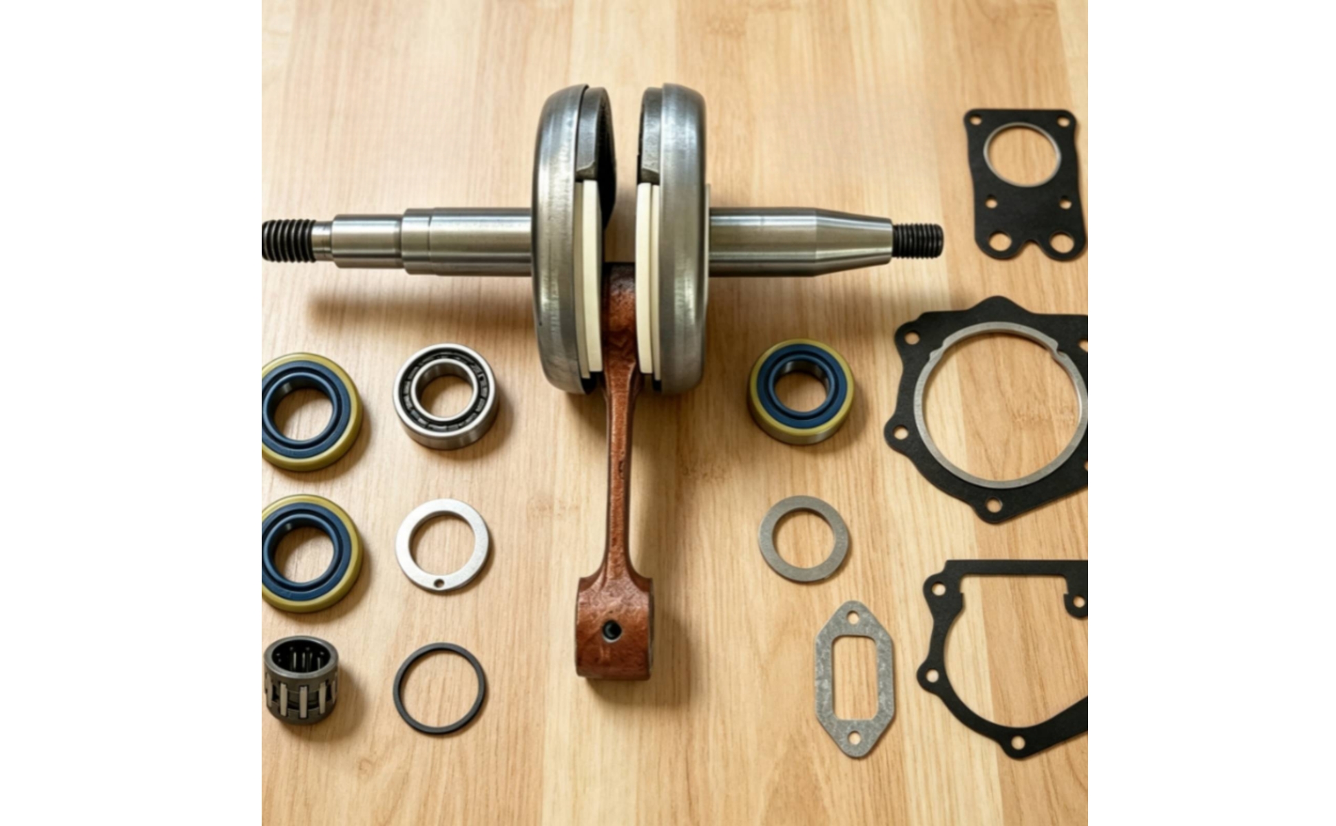 Engine Shaft Assembly with Oil Seal Direct Replacement for Workshop Repair