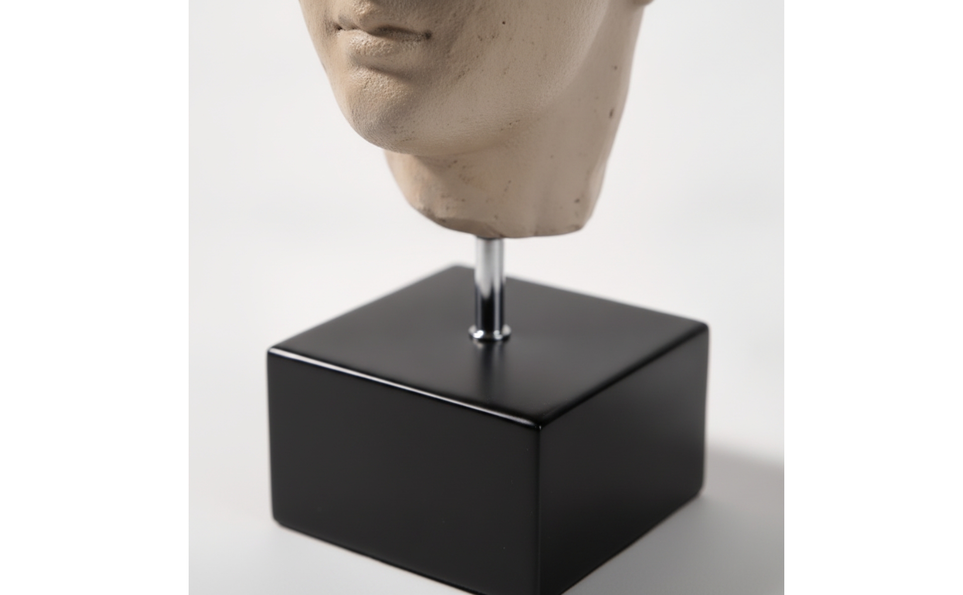 Classical Bust with Base Resin Portrait Sculpture Decorative for Shelf, Office