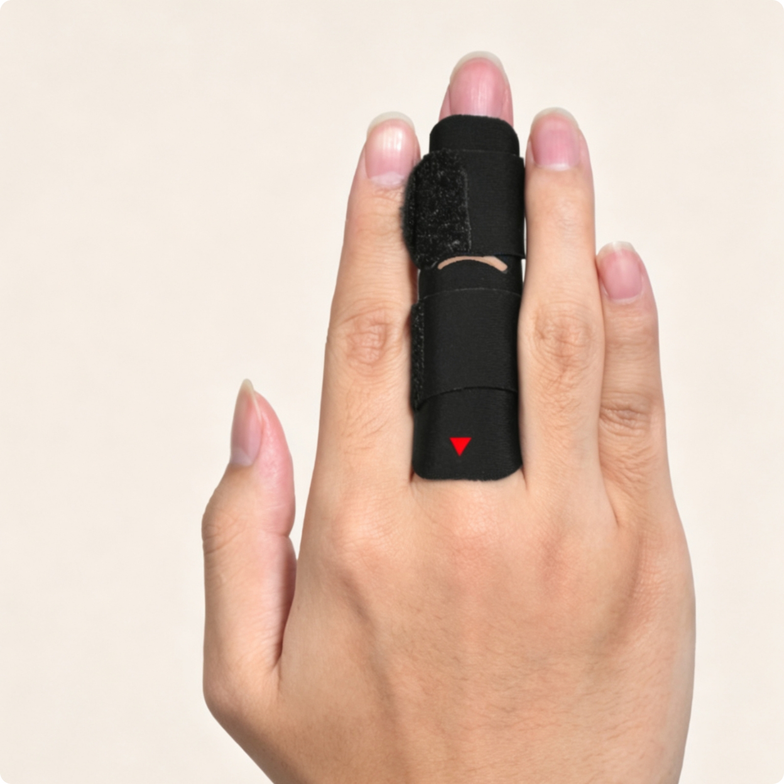 Finger Support Brace Comfortable Finger Wrap with Hook-and-Loop Slim-Fit
