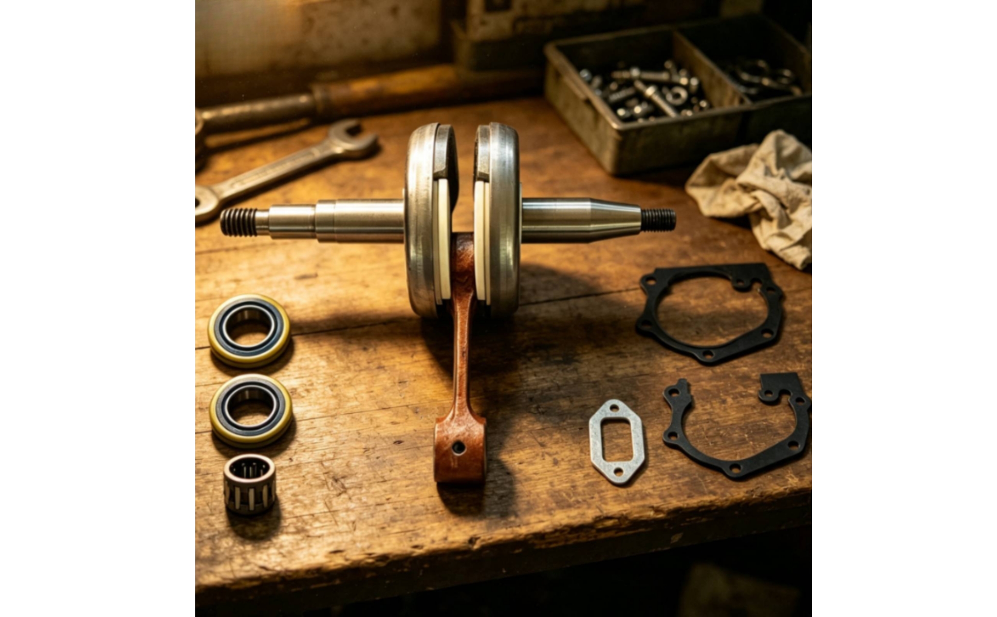 Engine Shaft Assembly with Oil Seal Direct Replacement for Workshop Repair