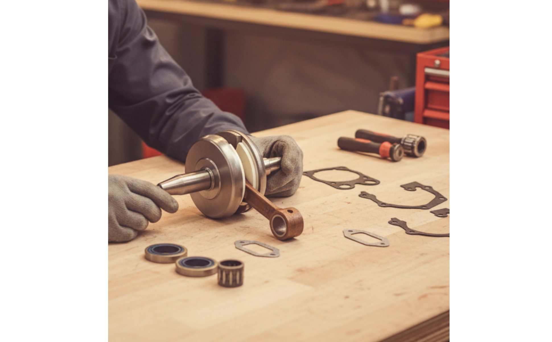 Engine Shaft Assembly with Oil Seal Direct Replacement for Workshop Repair