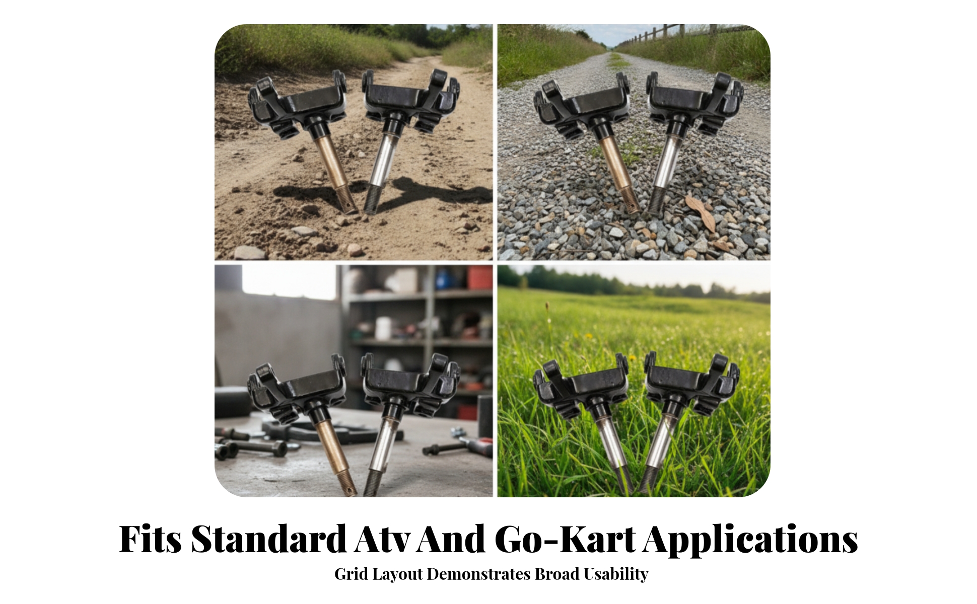 Steering Knuckle Assembly Easy Installation Steering Knuckle Heavy Duty for ATV