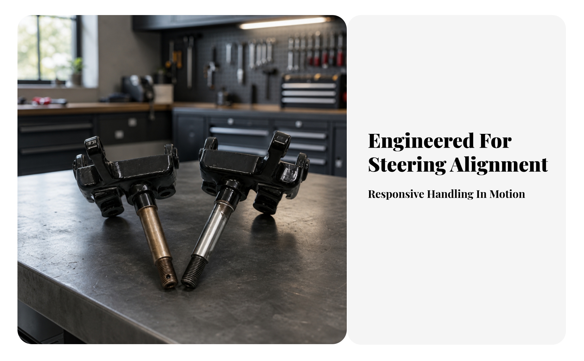 Steering Knuckle Assembly Easy Installation Steering Knuckle Heavy Duty for ATV