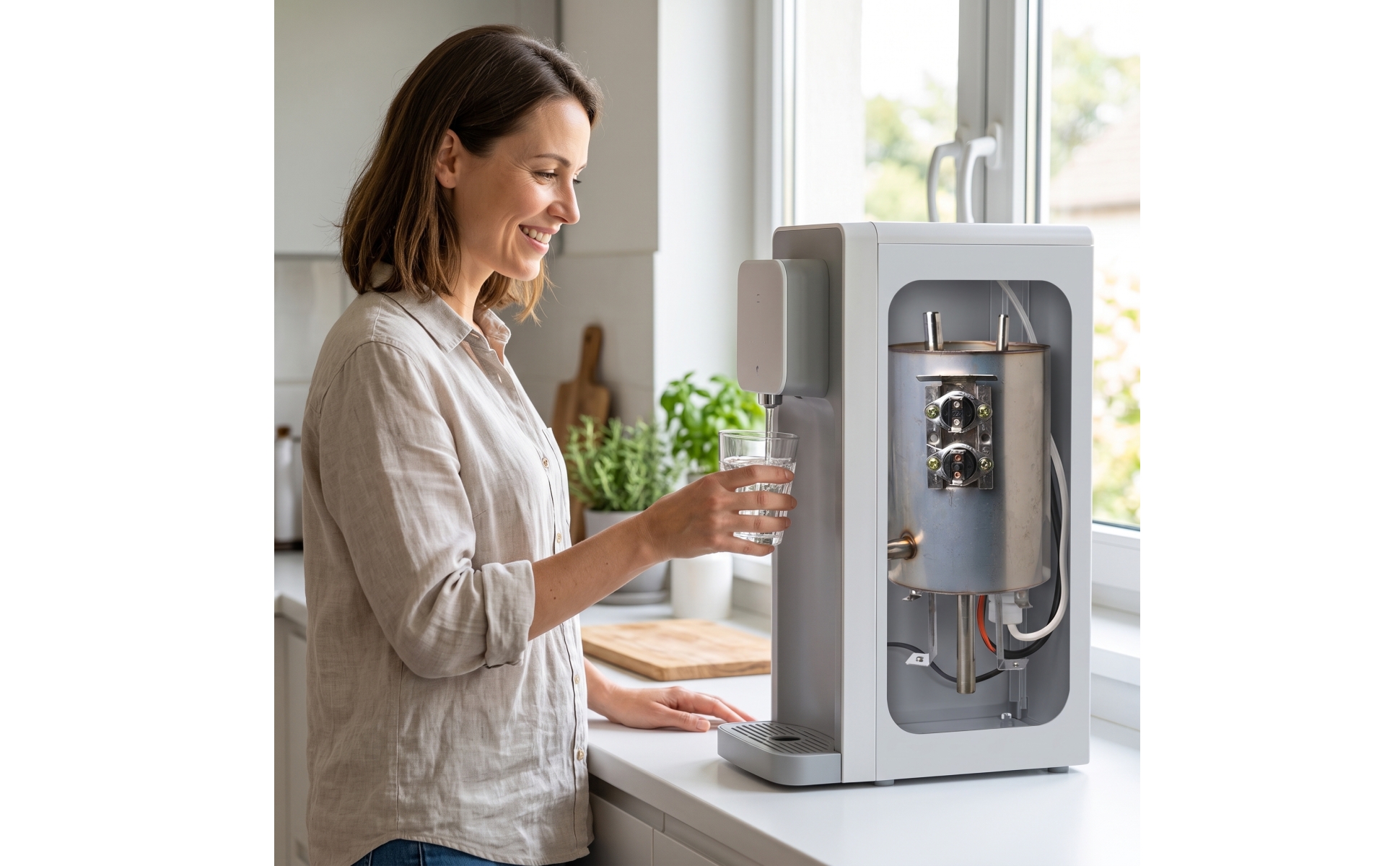 Water Dispenser Heating Tank Internal for Repair Technicians, Appliance Builders