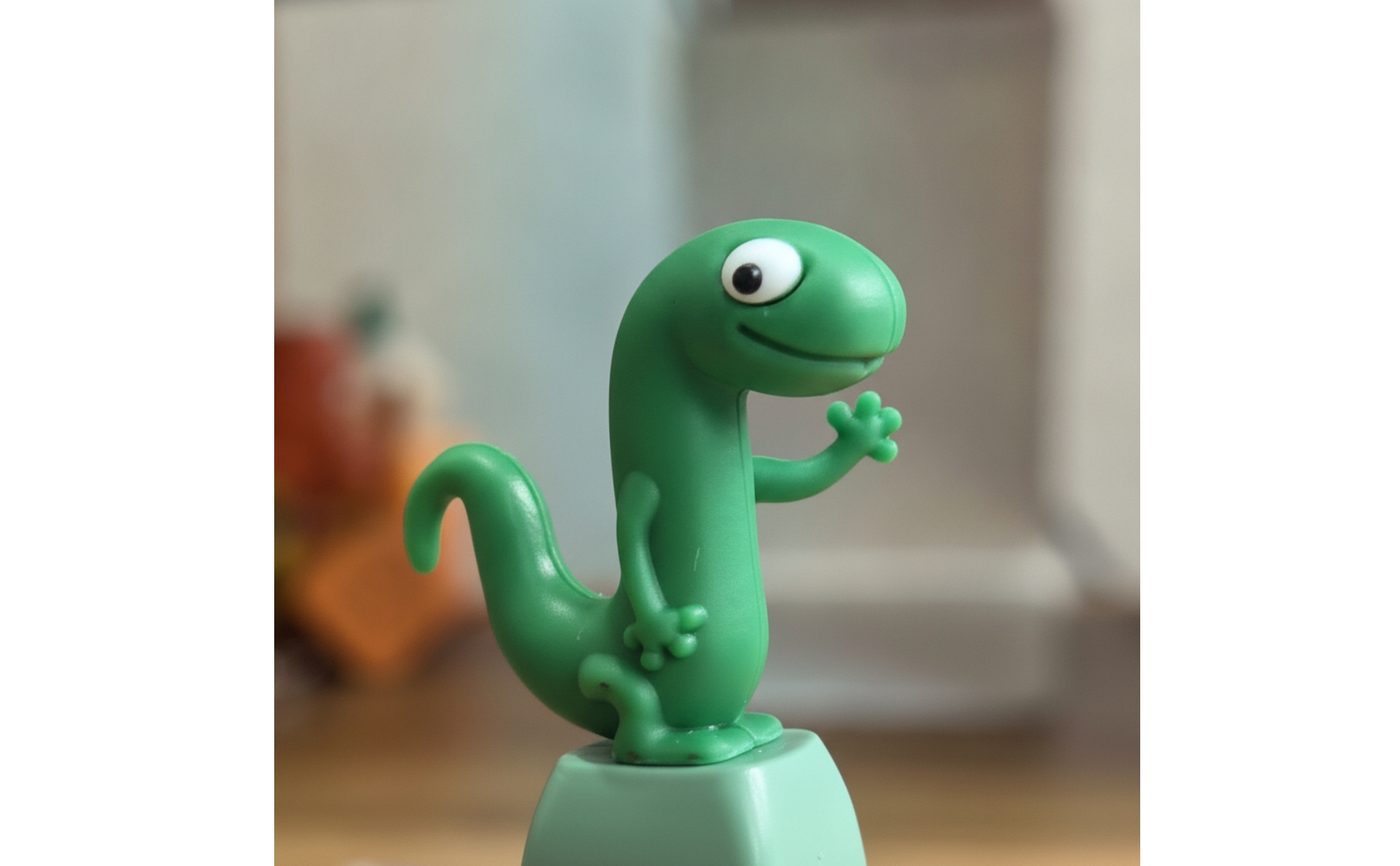 Reptile Button Fidget Toy Cute Reptile Desk Button Stress-Relief for Students