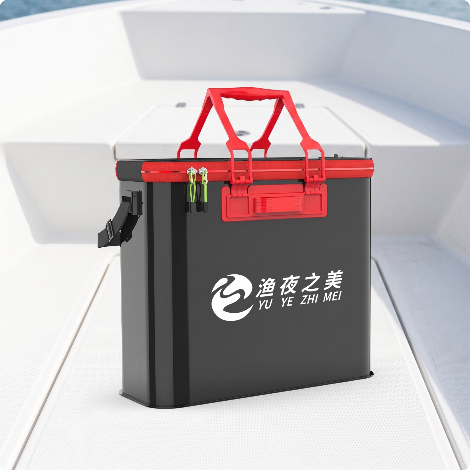 Collapsible Fishing Pail Foldable EVA Fishing Pail with Holder Portable