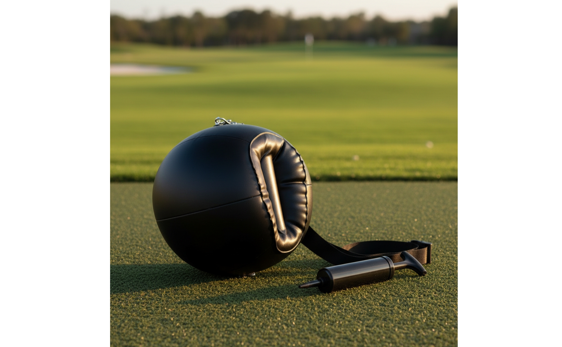 Golf Swing Inflatable Ball Aid Adjustable Golf Swing Aid Portable