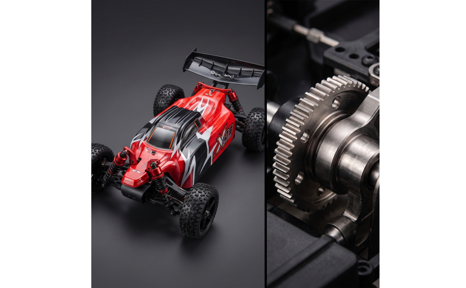 RC Car Chassis with Tires 4WD RC Racing Chassis All-Terrain for Hobbyists