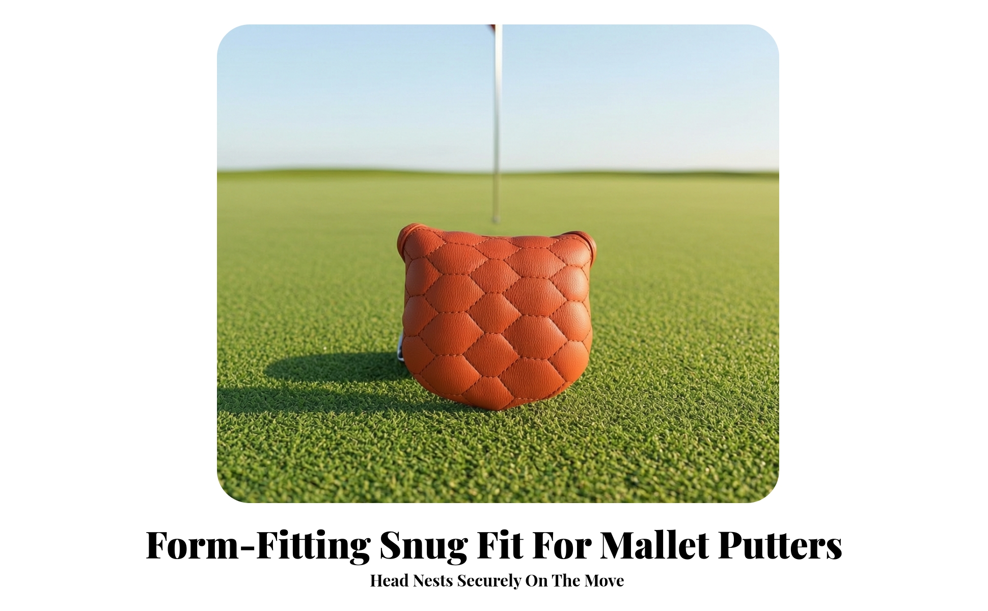 Mallet Putting Club Cover Quilted Mallet Putting Club Headcover Padded