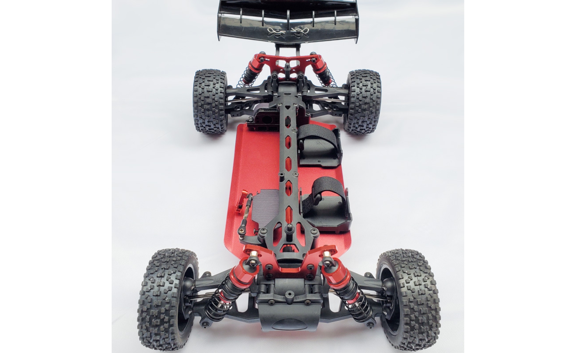RC Car Chassis with Tires 4WD RC Racing Chassis All-Terrain for Hobbyists