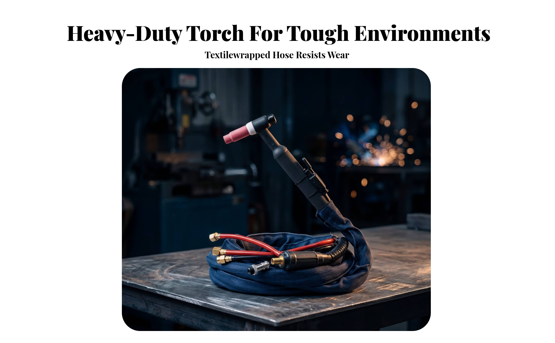 TIG Torch with Cable Assembly WP-18 TIG Torch with Cable Water-Cooled