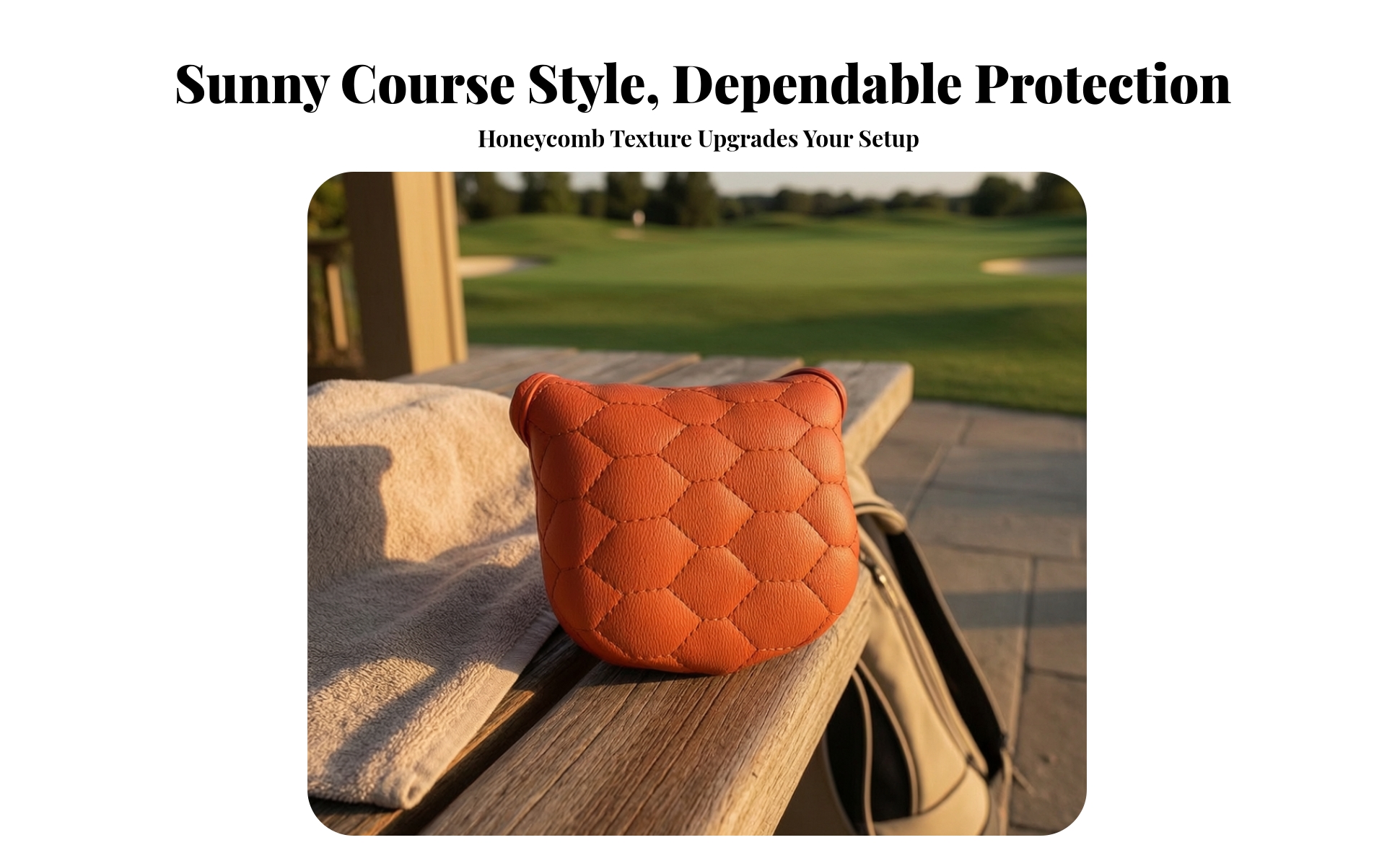 Mallet Putting Club Cover Quilted Mallet Putting Club Headcover Padded