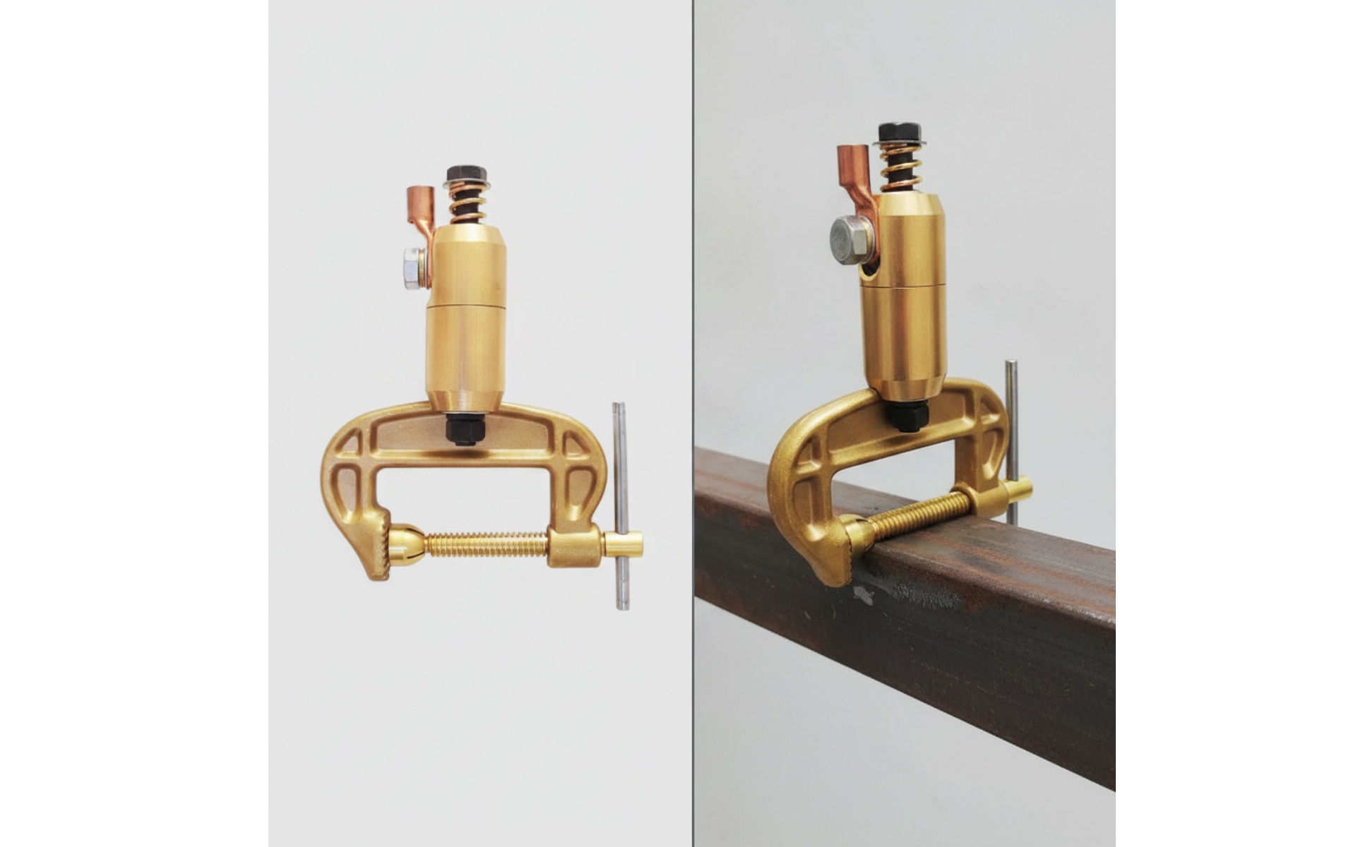 Rotary Welding Ground Clamp Heavy-Duty for Welders, Pipefitters